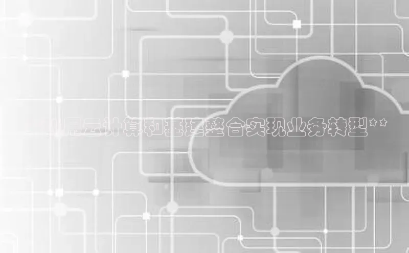 金年会金字招牌诚信至上龙年知乎**利用云计算和基建整合实现业务转型**